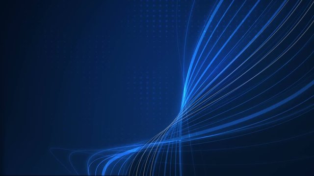 A 20 second loop of right justified lines twisting over a subtle dot background.