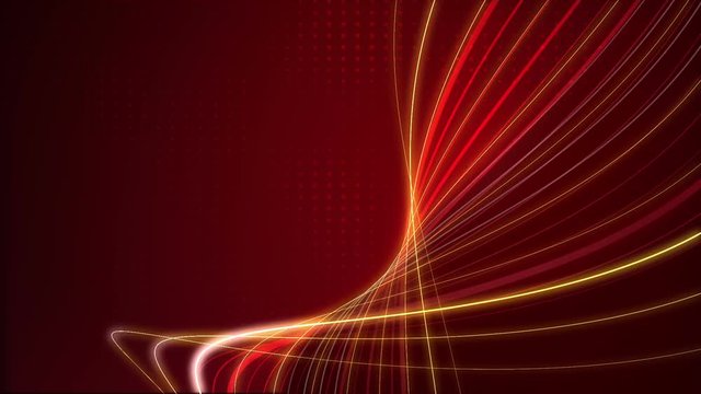 A 20 second loop of right justified lines twisting over a subtle dot background.