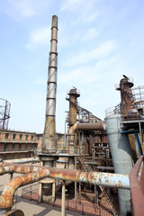 Fototapeta premium factory and equipment