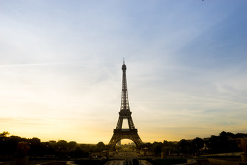 Fototapeta na wymiar Eiffel tower Paris, France