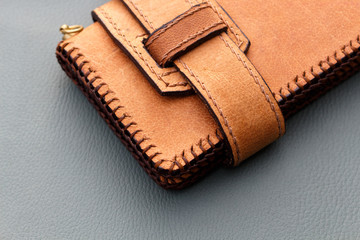 Brown Wallet leather skin