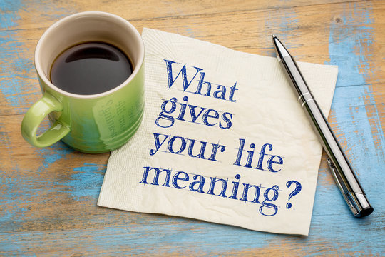 What gives your life meaning question