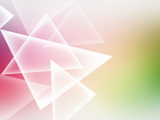Abstract blurred background with  triangles