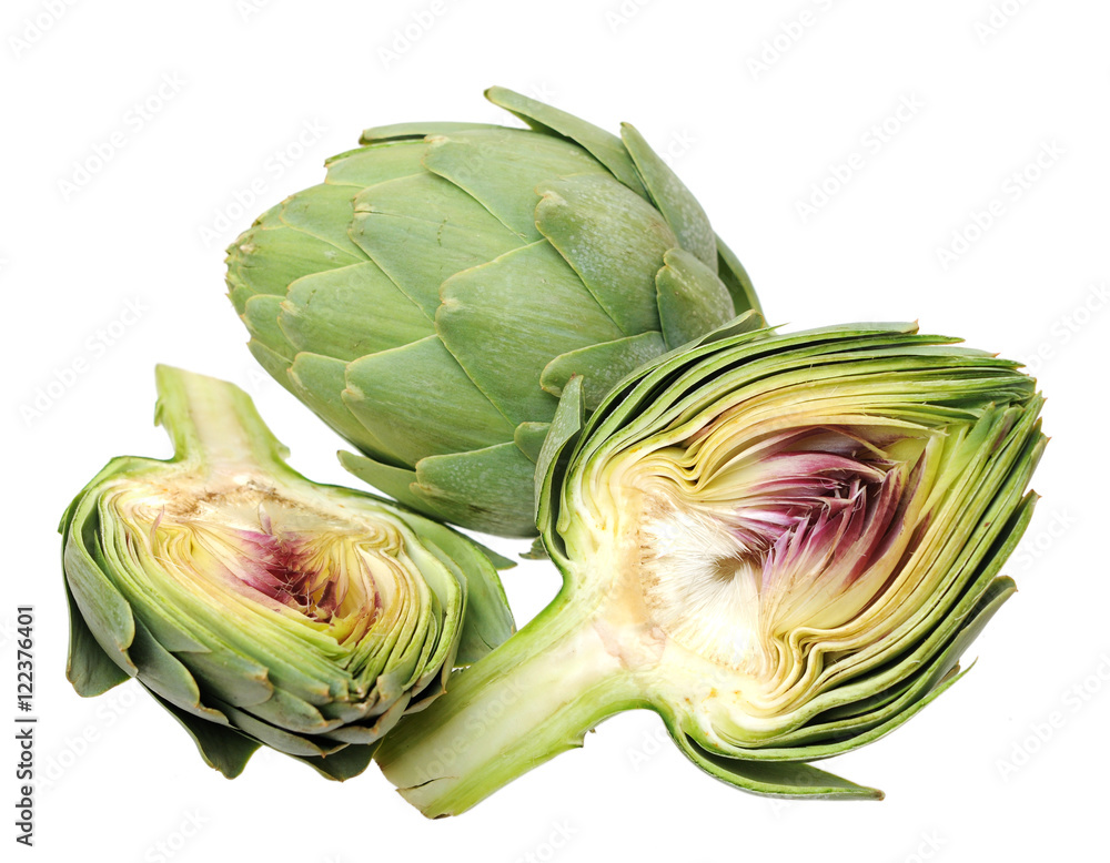 Sticker chopped artichoke