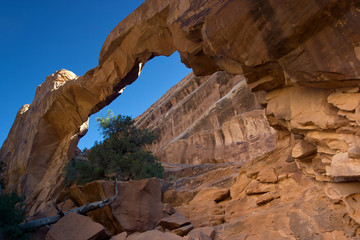 Wall Arch. This arch collapsed in August 2008. Arches National Park, Moab Utah.