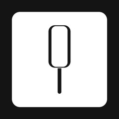 Popsicle icon in simple style isolated on white background. Sweets symbol