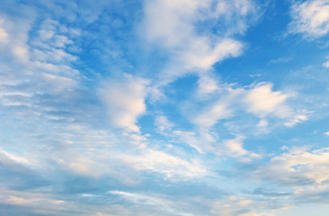 blue sky background with white clouds