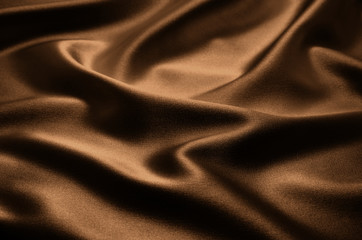 Texture brown satin, silk background