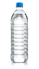 Keuken spatwand met foto Plastic drink water bottle © Scanrail