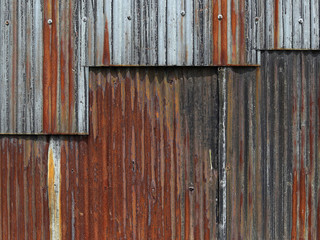 トタン　壁模様 