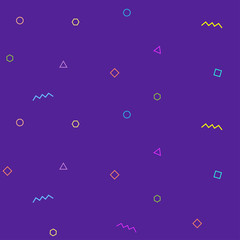 Universal vector detailed geometric illustration.