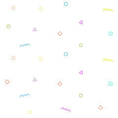 Universal vector detailed geometric illustration.