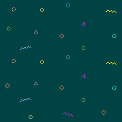 Universal vector detailed geometric illustration.