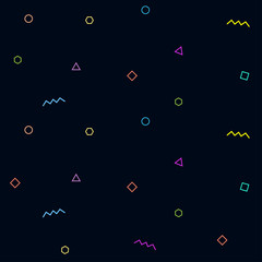 Universal vector detailed geometric illustration.