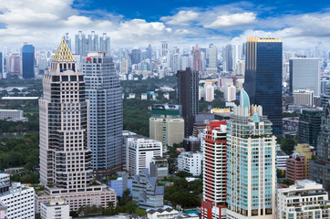 Obraz premium bangkok city view