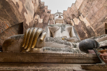 Sukhothai historical park, Sukhothai, Thailand.Image is soft focus.