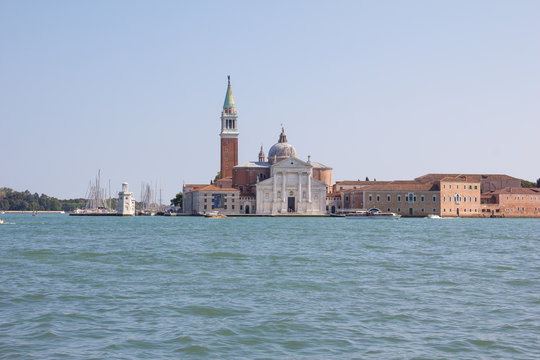 View To Chiesa Di San Giorgio Maggiore In Venice Italy