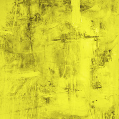 Yellow grunge wall for texture background