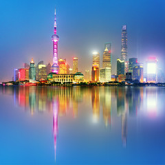 Fototapeta premium Shangahi skyline, China.