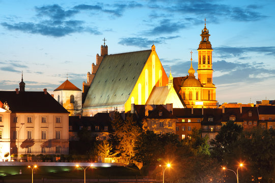 Fototapeta Warsaw Old Town, St. John's Cathedral, Warsaw
