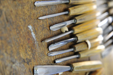 wood carving tools
