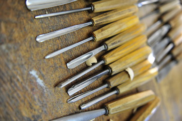 wood carving tools
