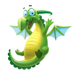 Naklejka premium the Dragon