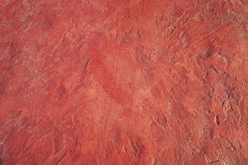 red rough concrete floor texture background