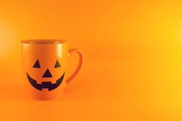 orange cup halloween ghost