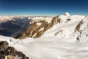 Chamonix from Mont Blanc
