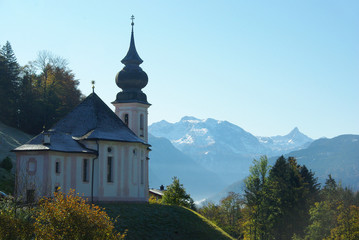 Maria Gern and the Steinernes Meer, near Berchtesgaden