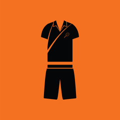 Tennis man uniform icon