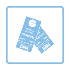 Baseball tickets icon