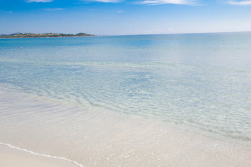 Obraz premium Sandy beach La Cinta near San-Teodoro, Sardinia, Italy