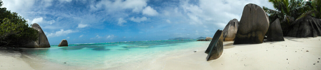 Fototapeta na wymiar Anse Source d'Argent - Seychelles island