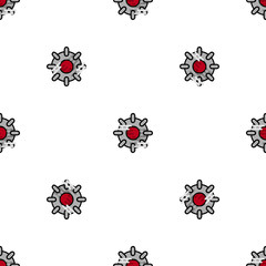 Bomb flat icon pattern