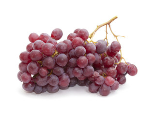 clusters or purple grapes