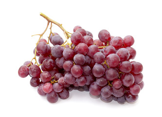clusters or purple grapes