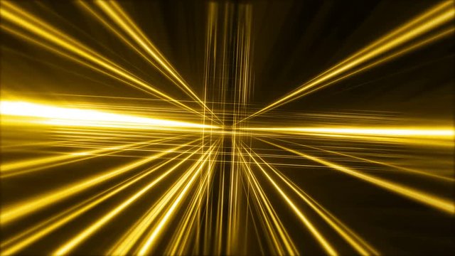 A looping abstract 3D grid rotating in space.