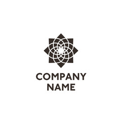 Abstract logo with text