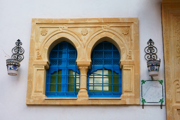 Fototapeta premium old east window with bars