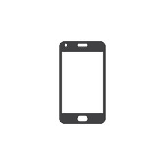 Smartphone icon vector, logo illustration, pictogram isolated on white