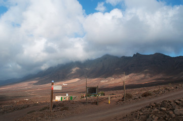 Fuerteventura, Isole Canarie: il villaggio di Cofete, uno dei più piccoli dell'isola sorto alle...