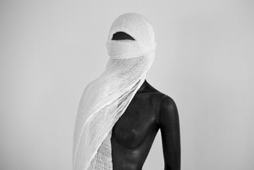 Mannequin with headscarf arab