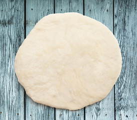 Fresh dough ready for baking