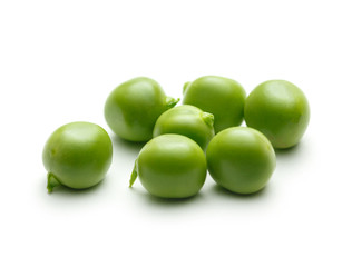 Fresh green peas