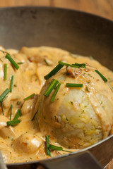 Knödel in der Pfanne