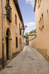 Fototapeta na wymiar Historical houses in Segovia, Spain