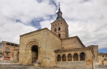 Fototapeta na wymiar Church of San Martin, Segovia, Spain