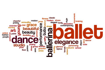 Ballet word cloud